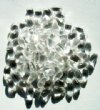 50 5x10mm Transparent Crystal Drop Beads